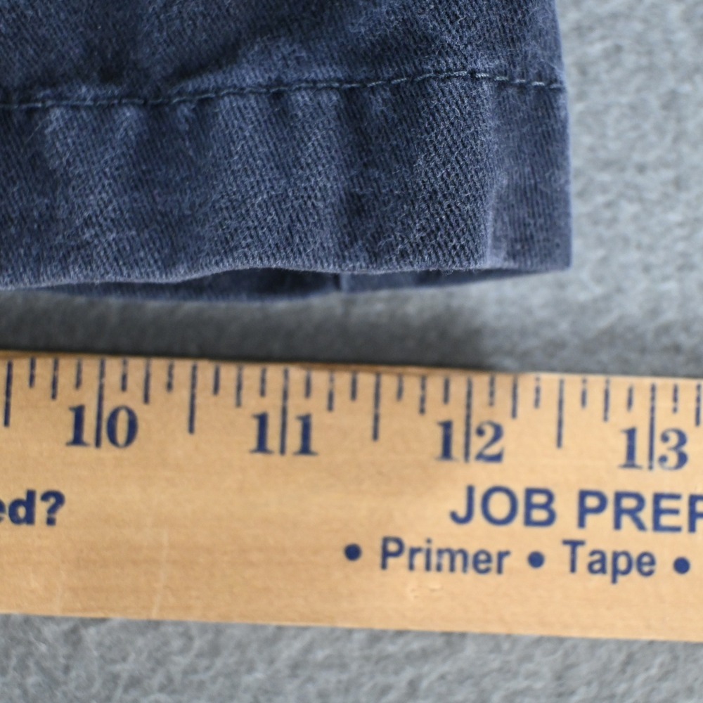 THRE3 Mens Cargo Shorts Size 38 Navy Blue 100%‎ Cotton Casual 232507M2 - Picture 9 of 10